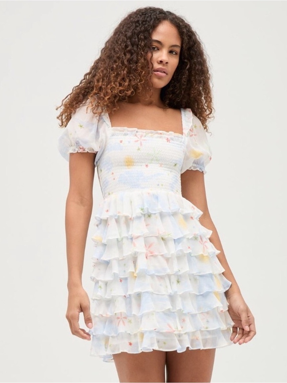 Hill House Home - Mimi Nap Dress - Celestial Floral Georgette